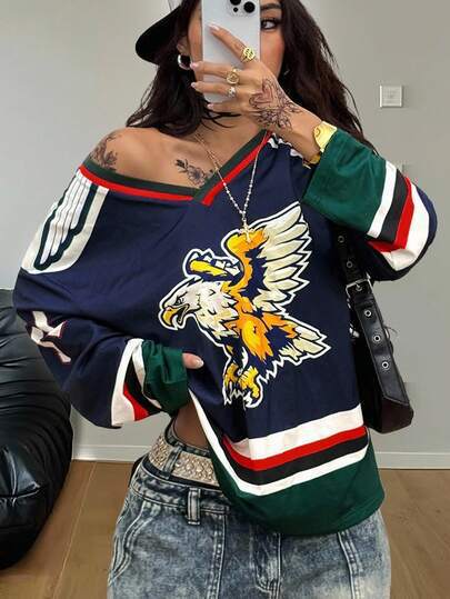 Varsity Heritage Oversized Top
