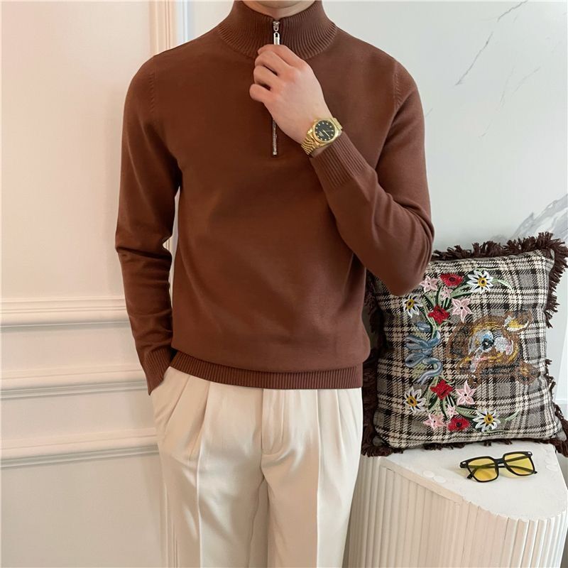 Half-Zip Knit Pullover