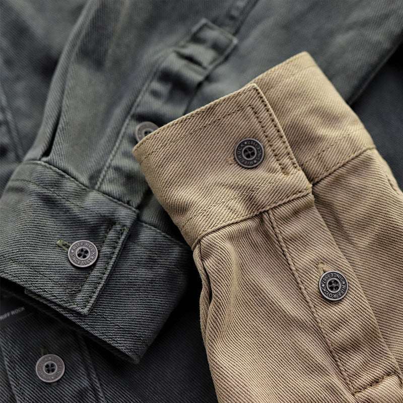 Heavyweight Denim Workwear Overshirt