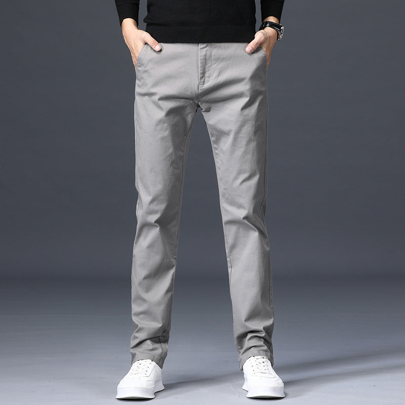 Men's Slim-Fit Casual Trousers