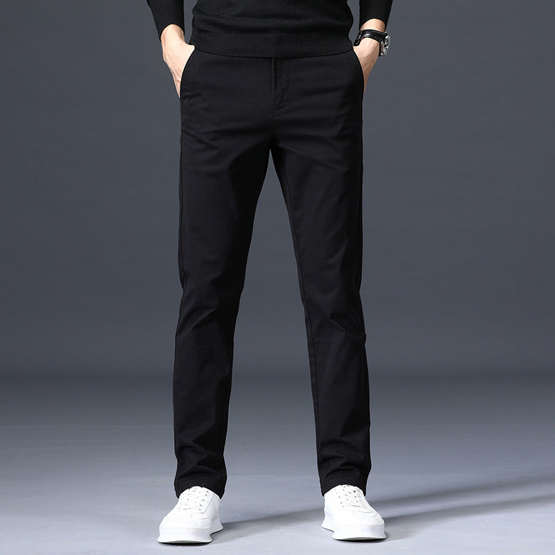 Men's Slim-Fit Casual Trousers