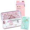 Compass 8-piece Set - [Girly Pink] includes replacement pencils