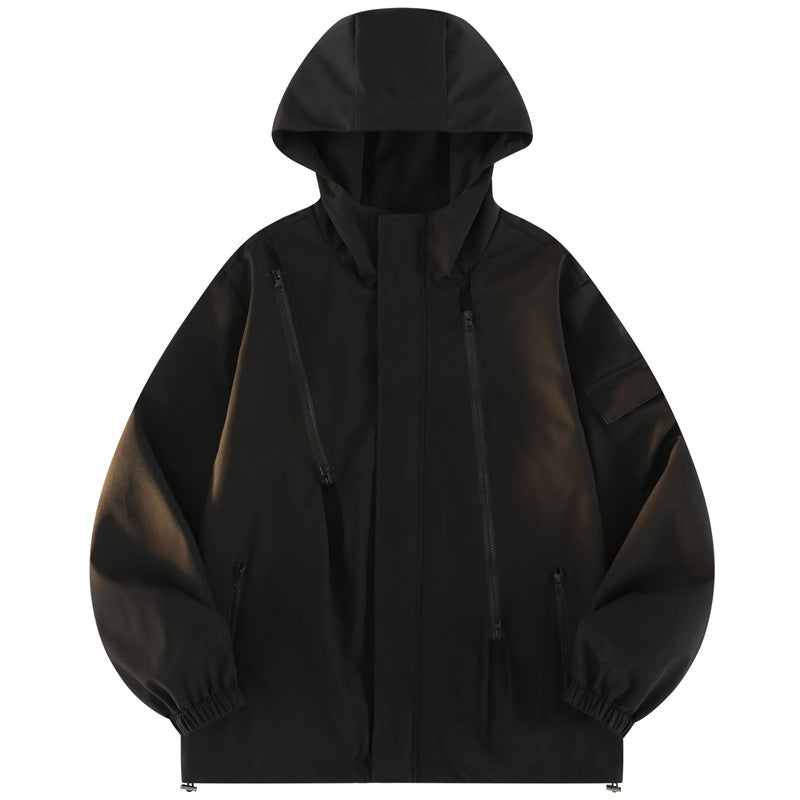 Gradient Zip-Up Jacket