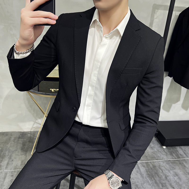 Slim-Fit Modern Tailored Suit Set