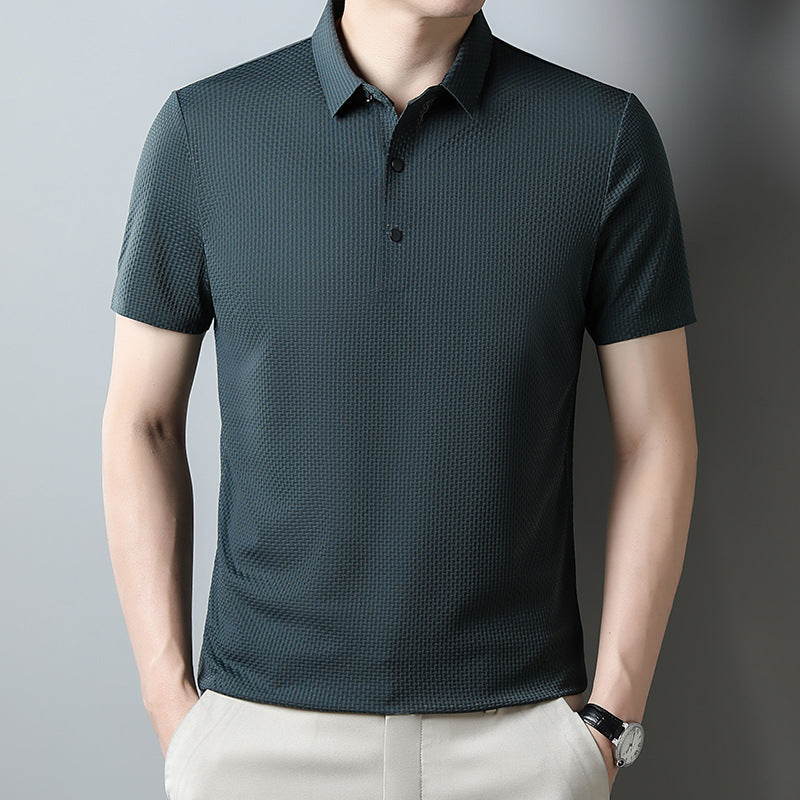 Textured Knit Polo