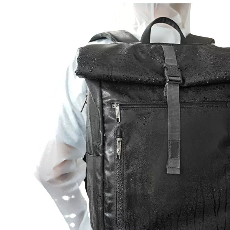 25 New Backpack Casual Large Capacity Laptop Bag Simple and Fashionable Commuter Computer Travel Backpack