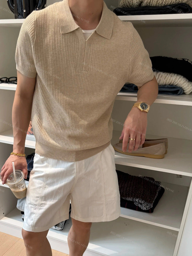 Old money Knitted Polo