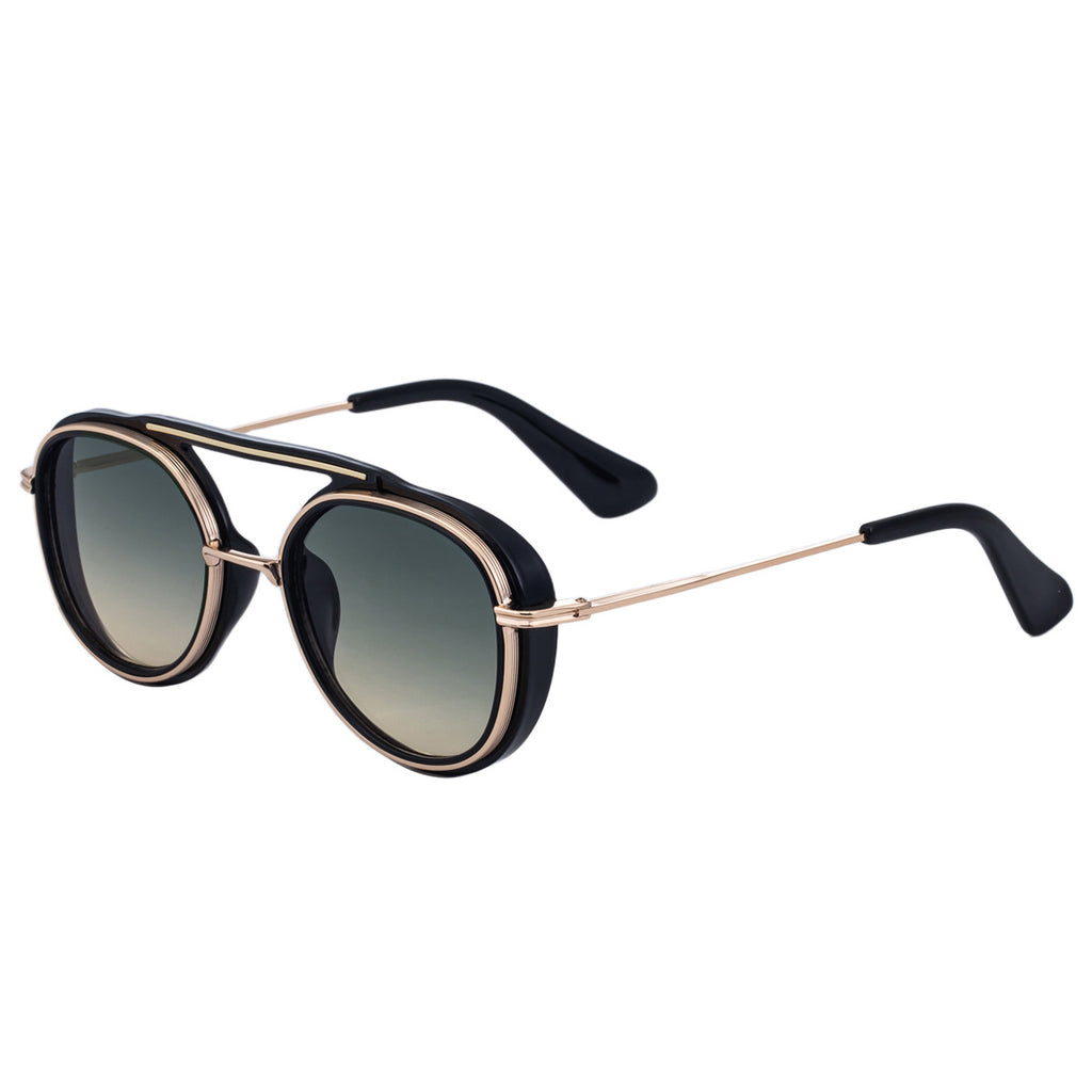 Retro Steampunk Aviator Sunglasses