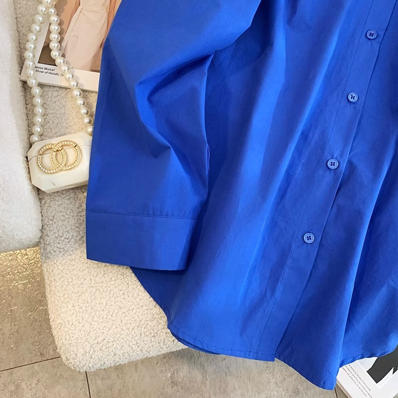 Classic Cotton Button-Down Overshirt