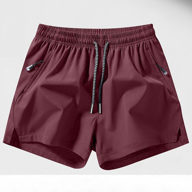 Athletic Drawstring Training Shorts