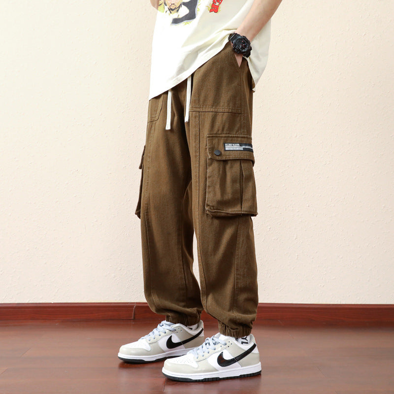 Men's Multi-Pocket Loose Fit Cargo Trousers