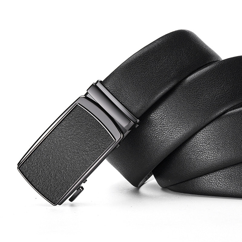 Men's Alloy Buckle Leather Belt