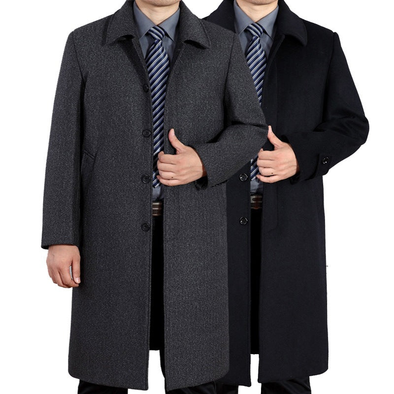 Men's Plush-Lined Overcoat