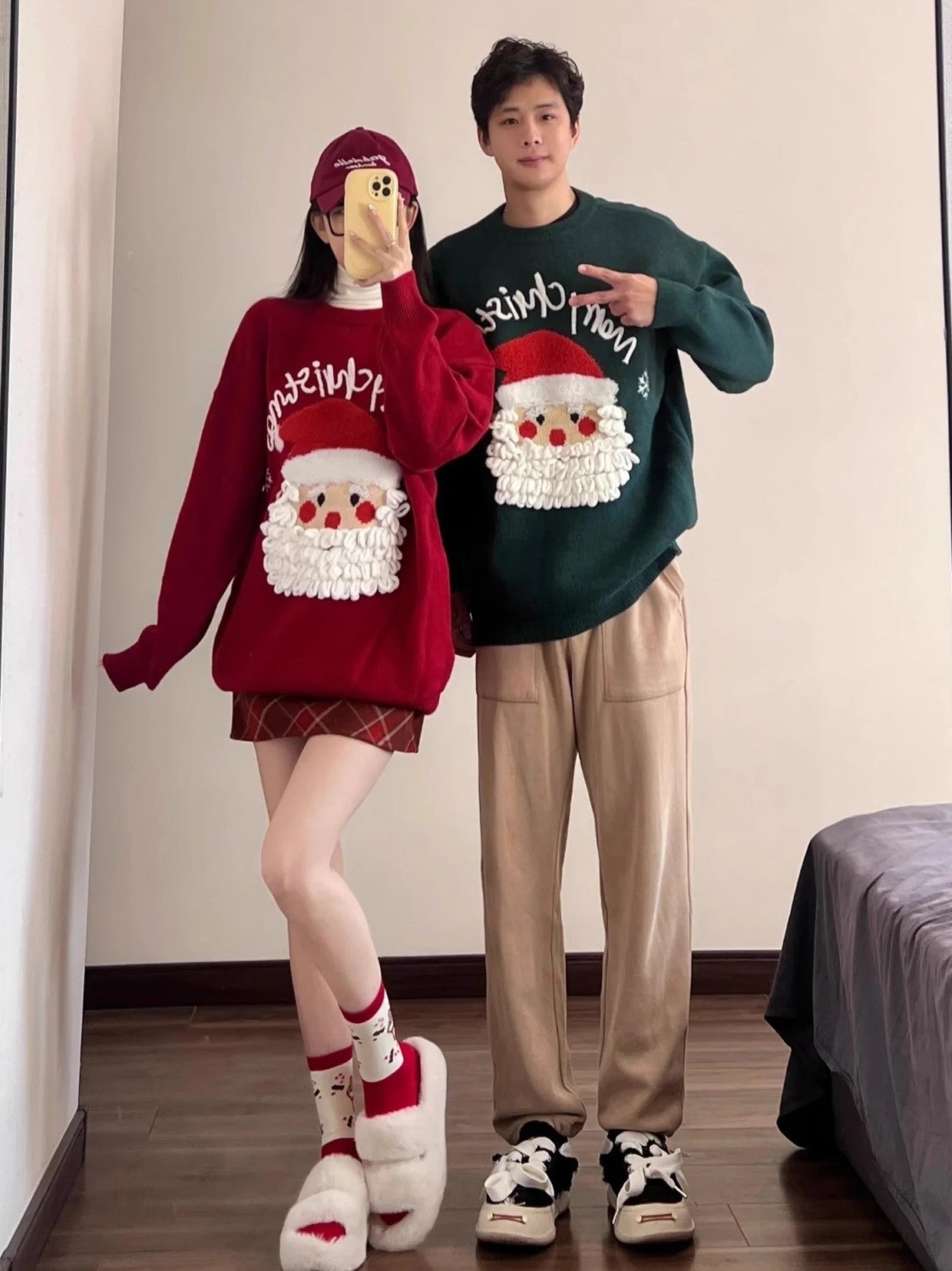 Christmas Couple Knit Sweater