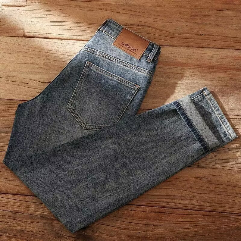 Vintage Straight-Fit Denim Trousers