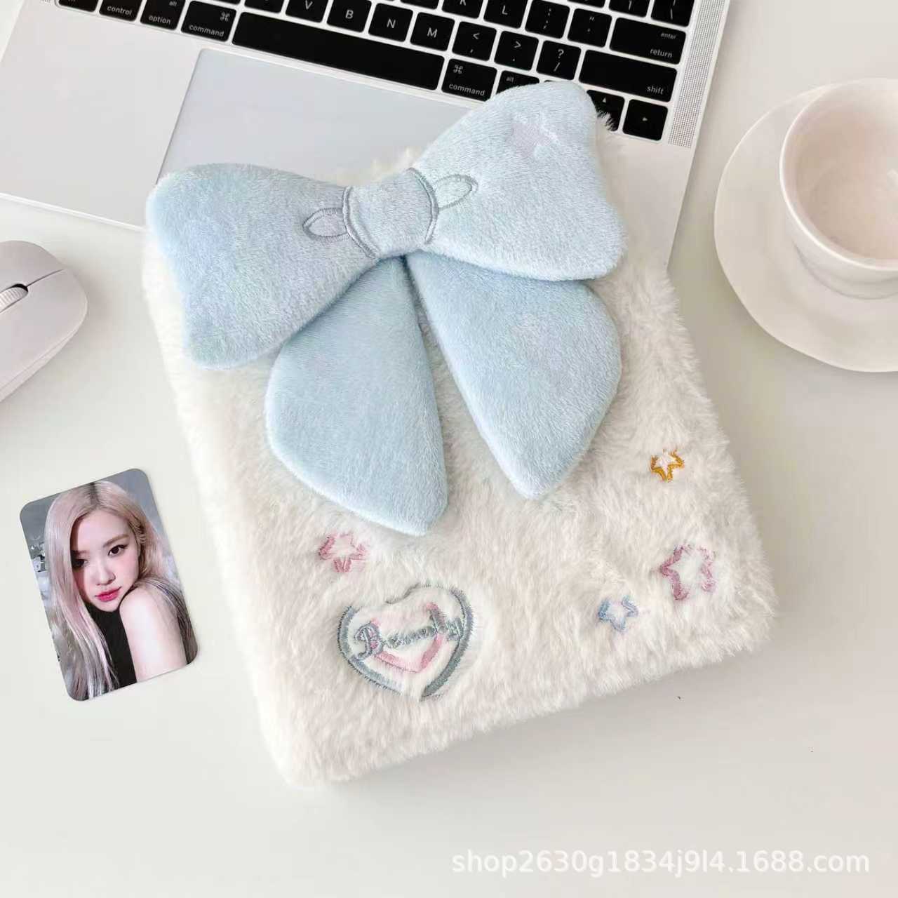 Plush Bow Binder Photocard Album
