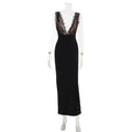 Lace V-Neck Pencil Dress