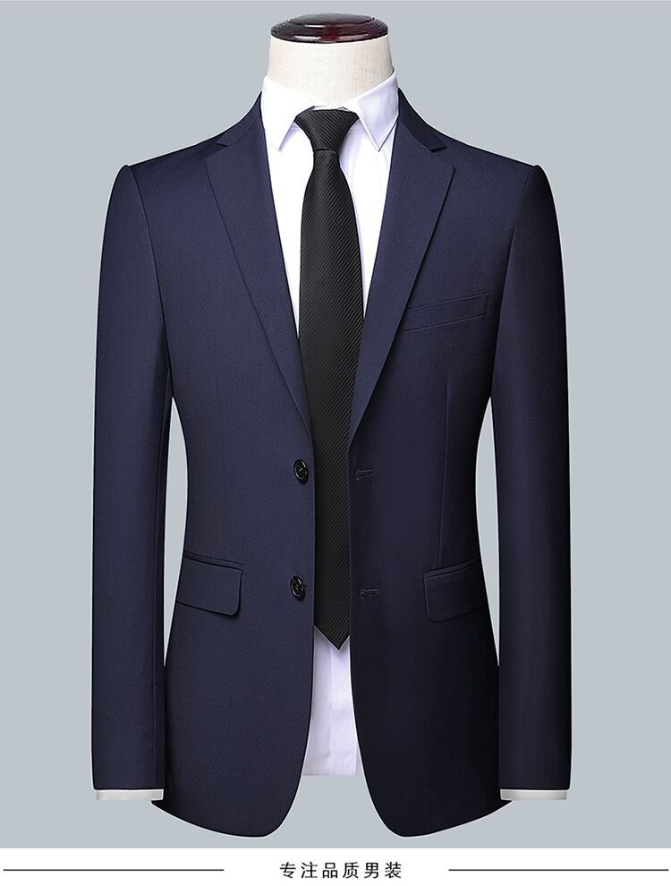 Slim Fit Three-Piece Groom Formal Suit