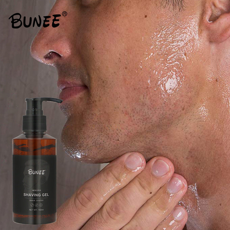 BUNEE Shaving Gel Shaving Foam Shave Softens Beard Moisturizing Men's Beard Care Cross Border