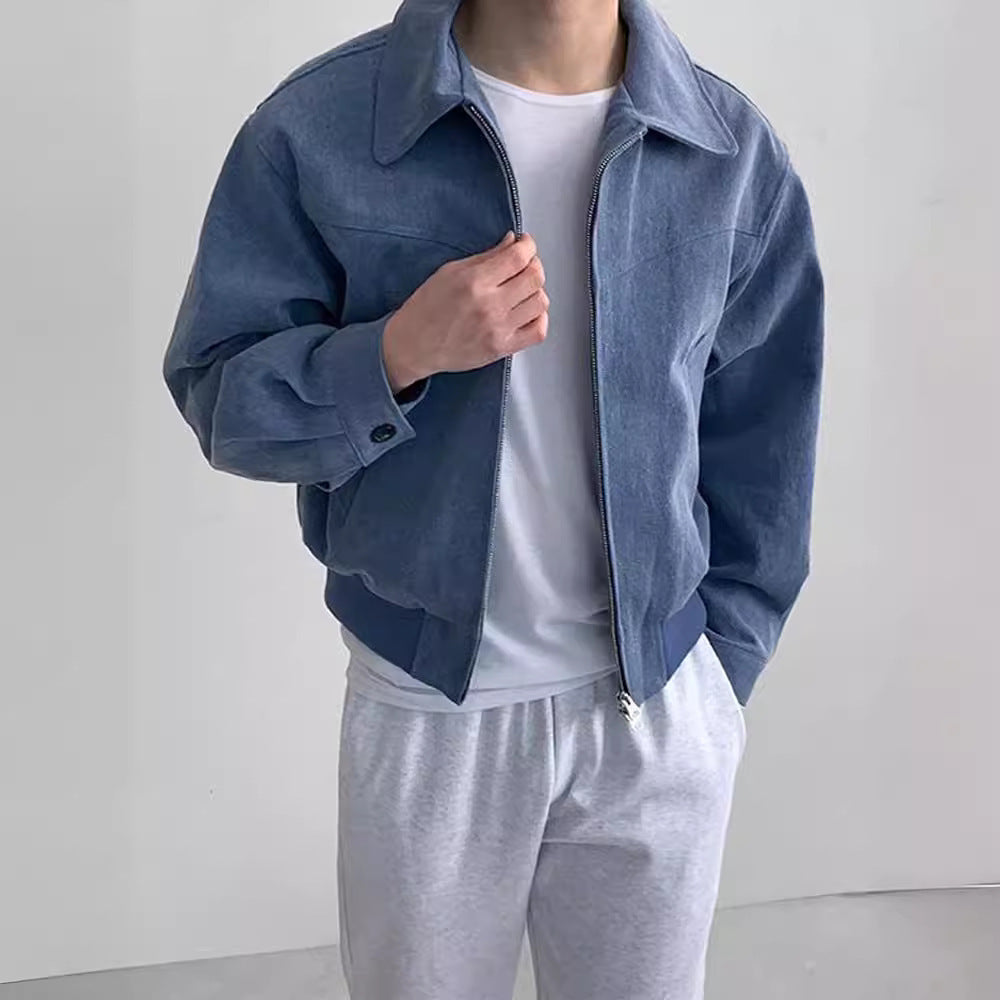 Zip-Up Collared Jacket