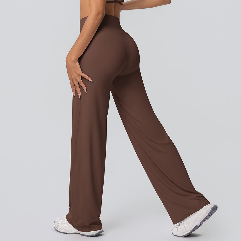 High-Waist Wide-Leg Yoga Pants