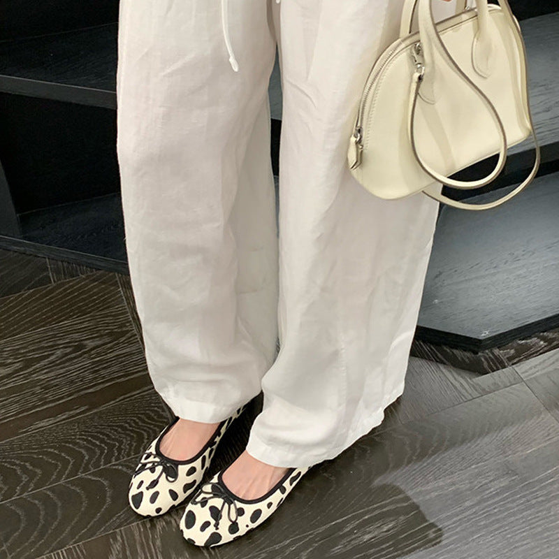 Bow Detail Ballet Flats