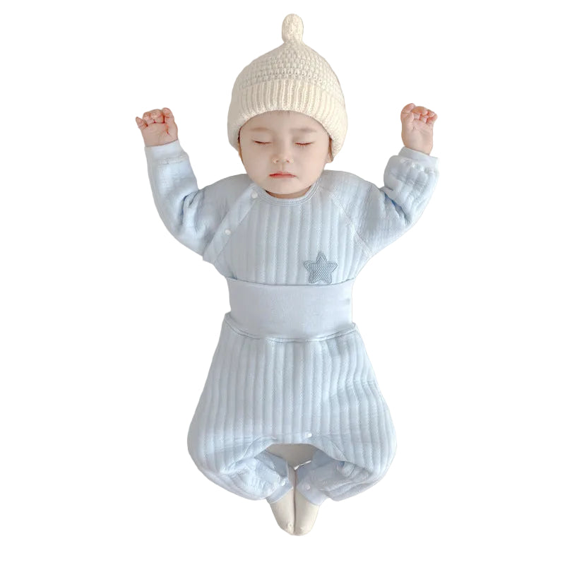 Padded Baby High-Waist Thermal Set