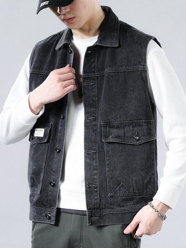 Utility Denim Vest