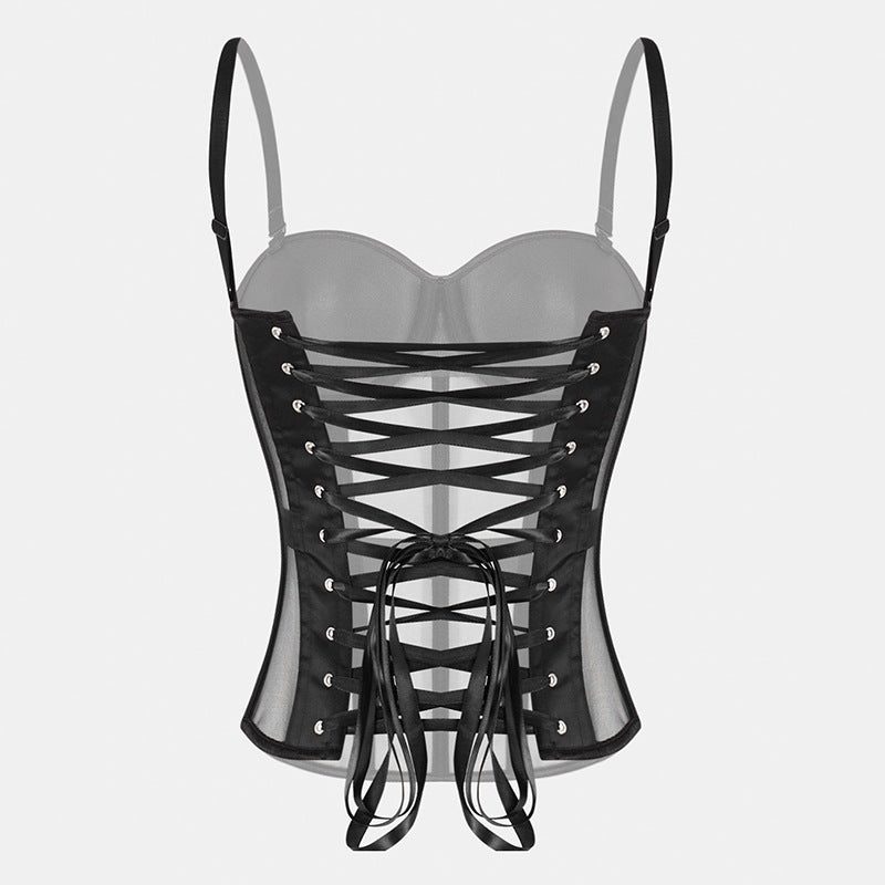 Elegant Mesh Bustier Corset