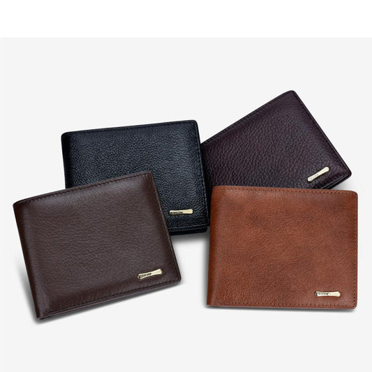 Classic Leather Bi-Fold Wallet