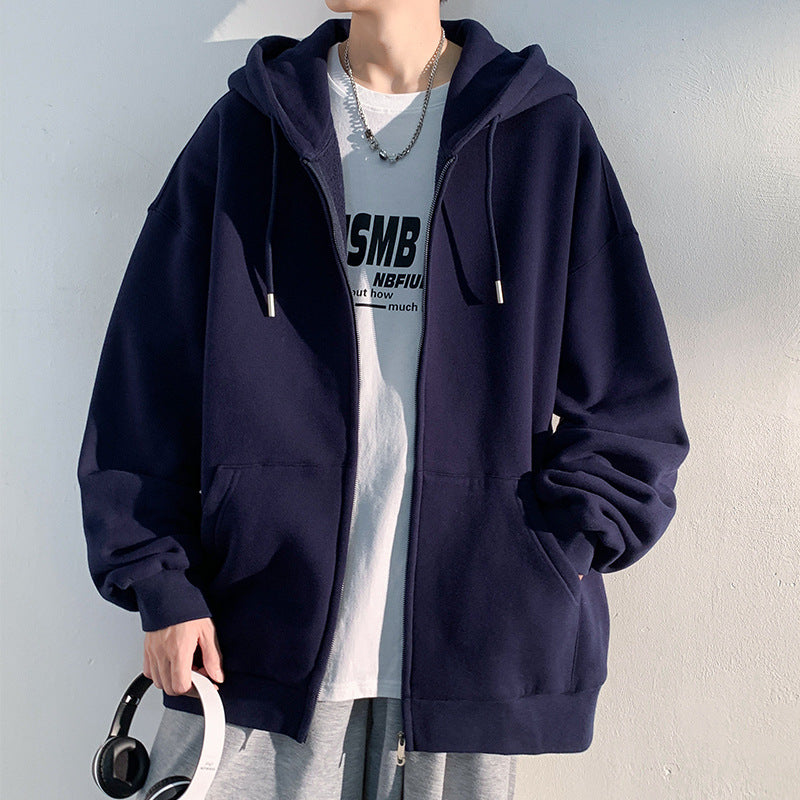 Casual Zip-Up Hoodie