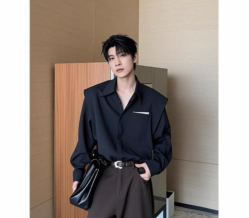Architectural Layered Overshirt
