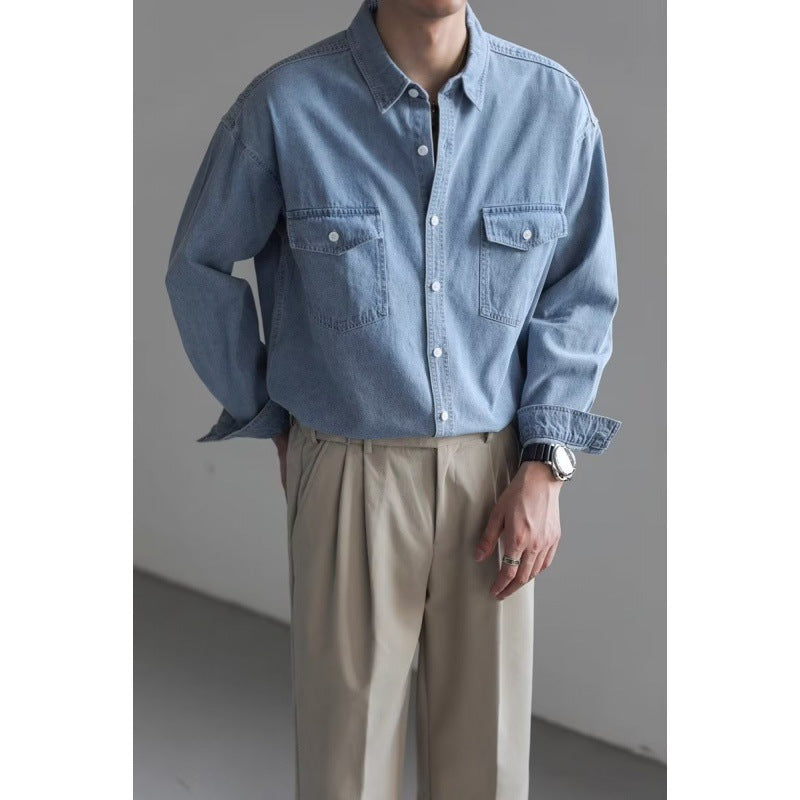 Urban Utility Denim Overshirt