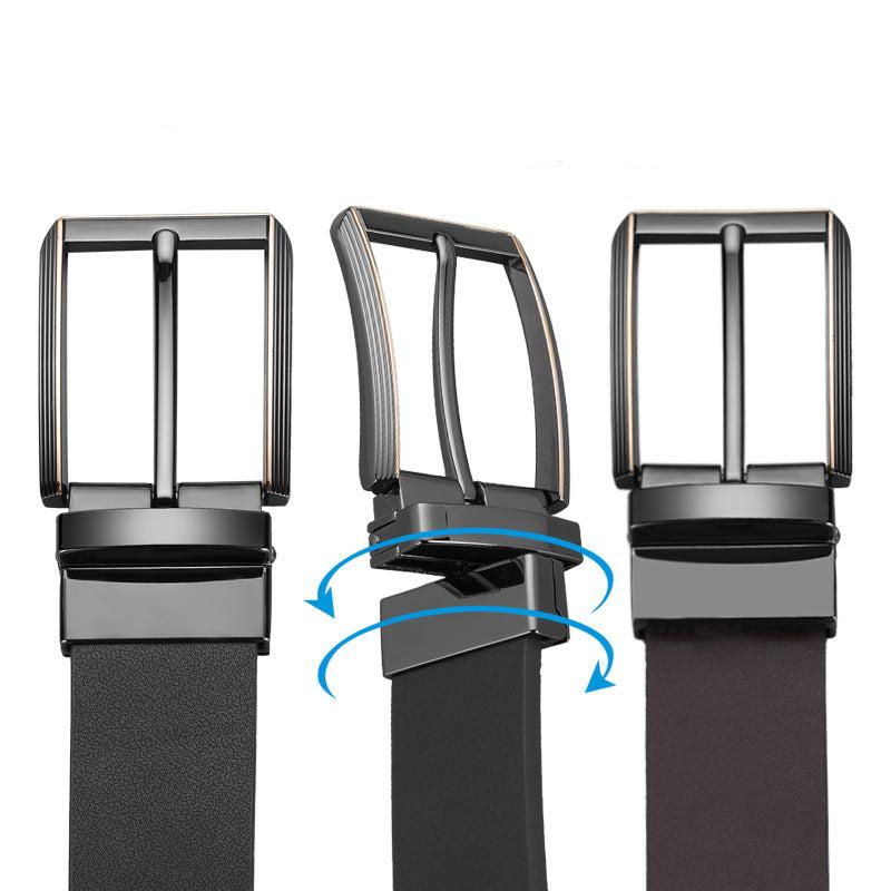 DualEdge Classic PU Leather Belt