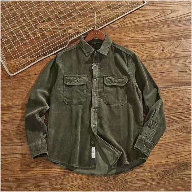 Vintage Washed Corduroy Overshirt