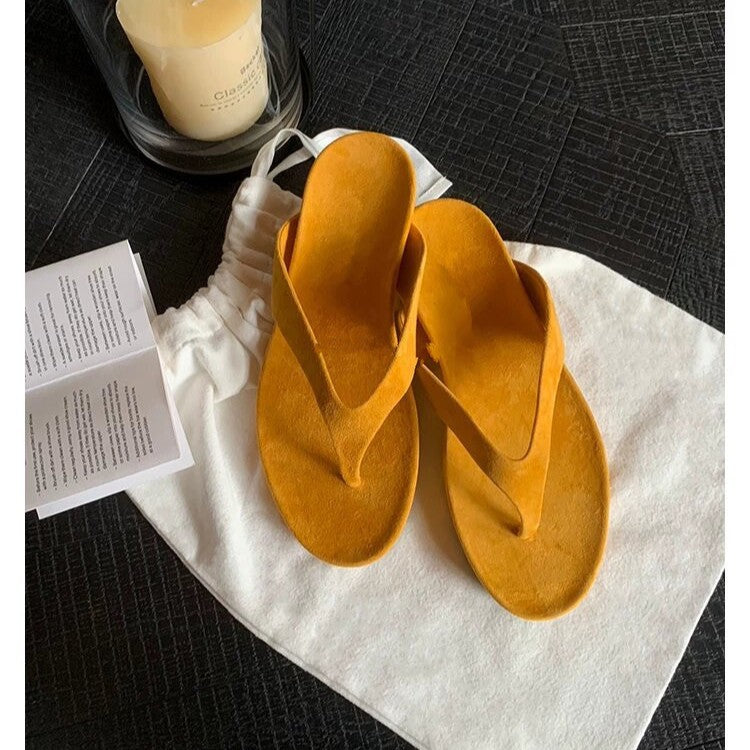 Plush Flat Flip-Flops