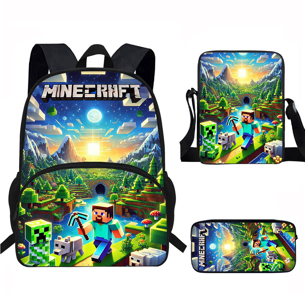 Minecraft Backpack Set