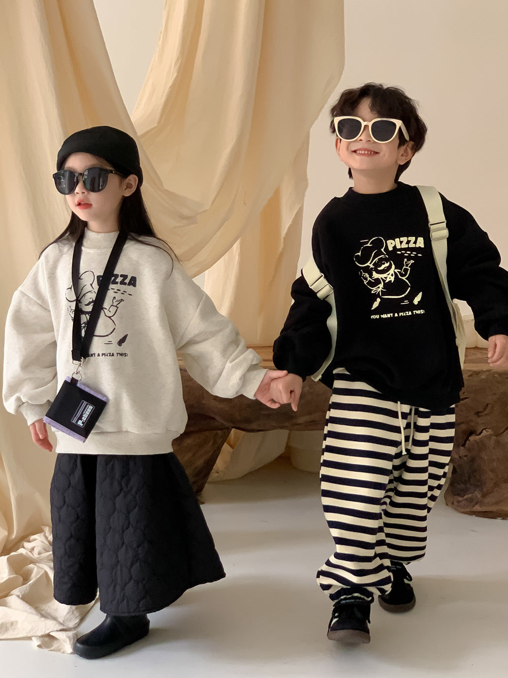 Kids' Lettered Winter Sweatshirt