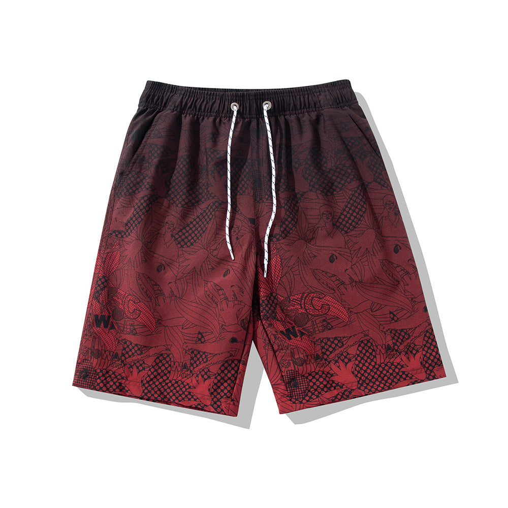 Gradient Print Performance Board Shorts