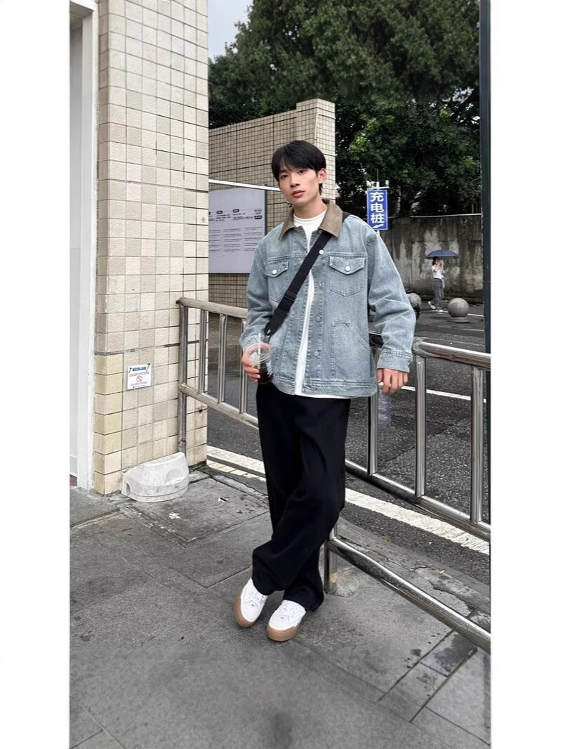 Vintage Distressed Denim Jacket