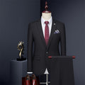 Premium Slim-Fit Three-Piece Formal Suit