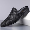 666 black slippers