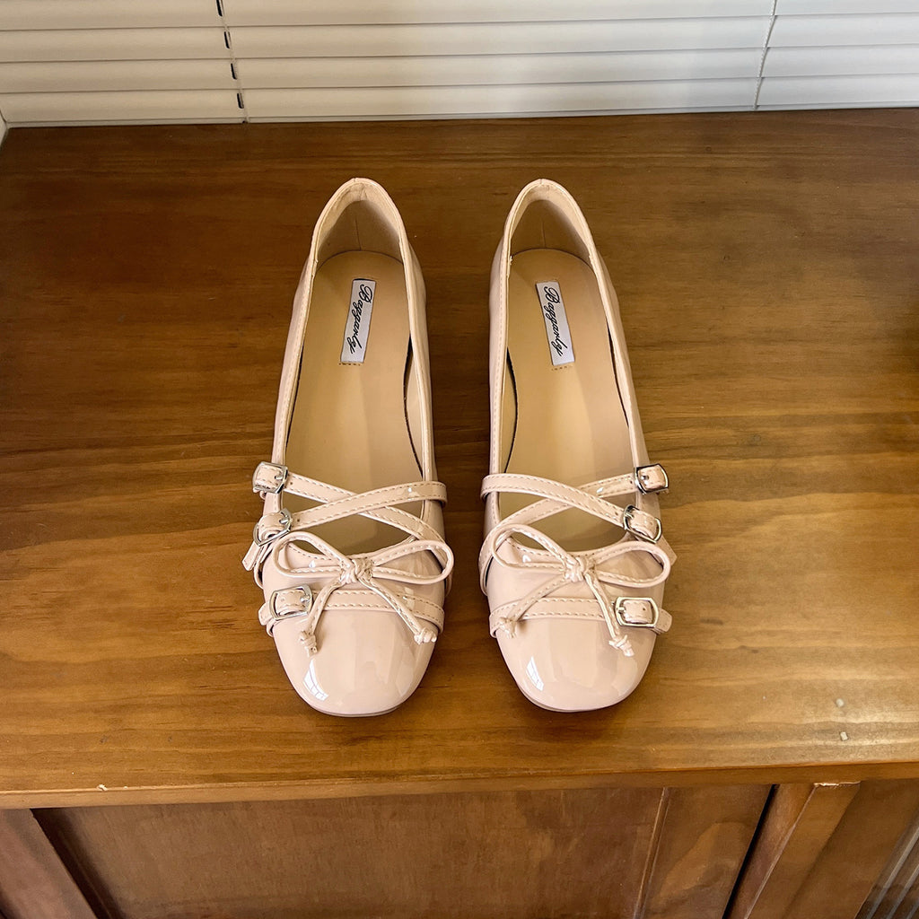 Bow Platform Mary Janes