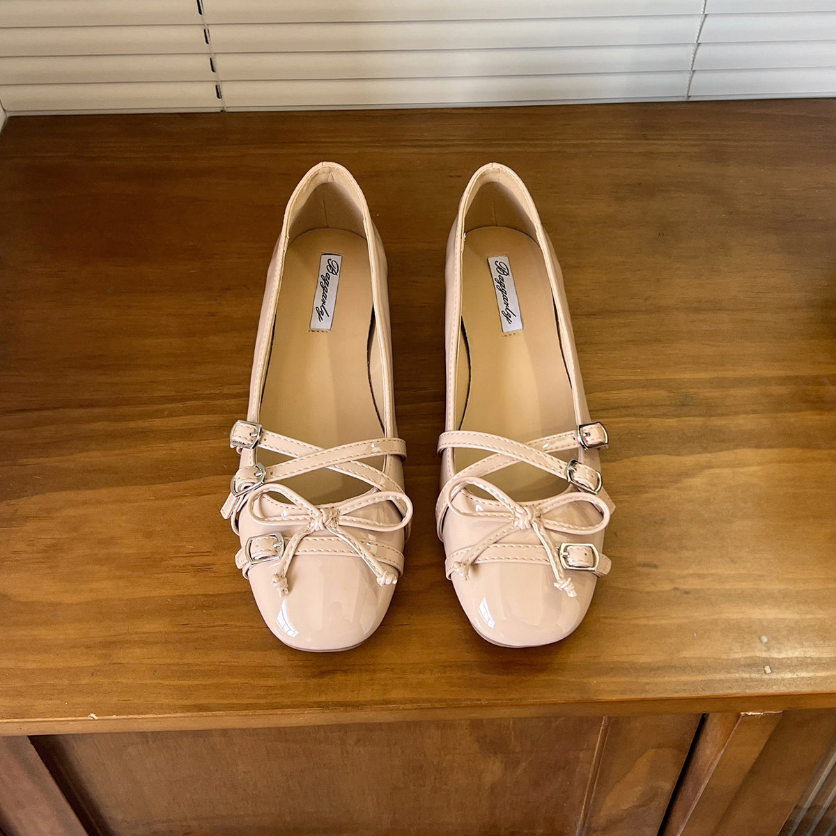 Bow Platform Mary Janes