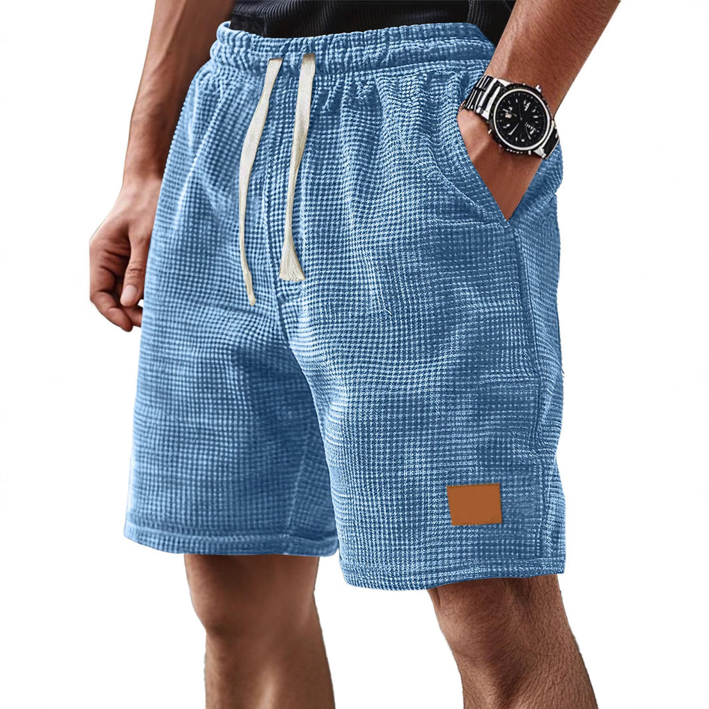 Men's Textured Casual Shorts