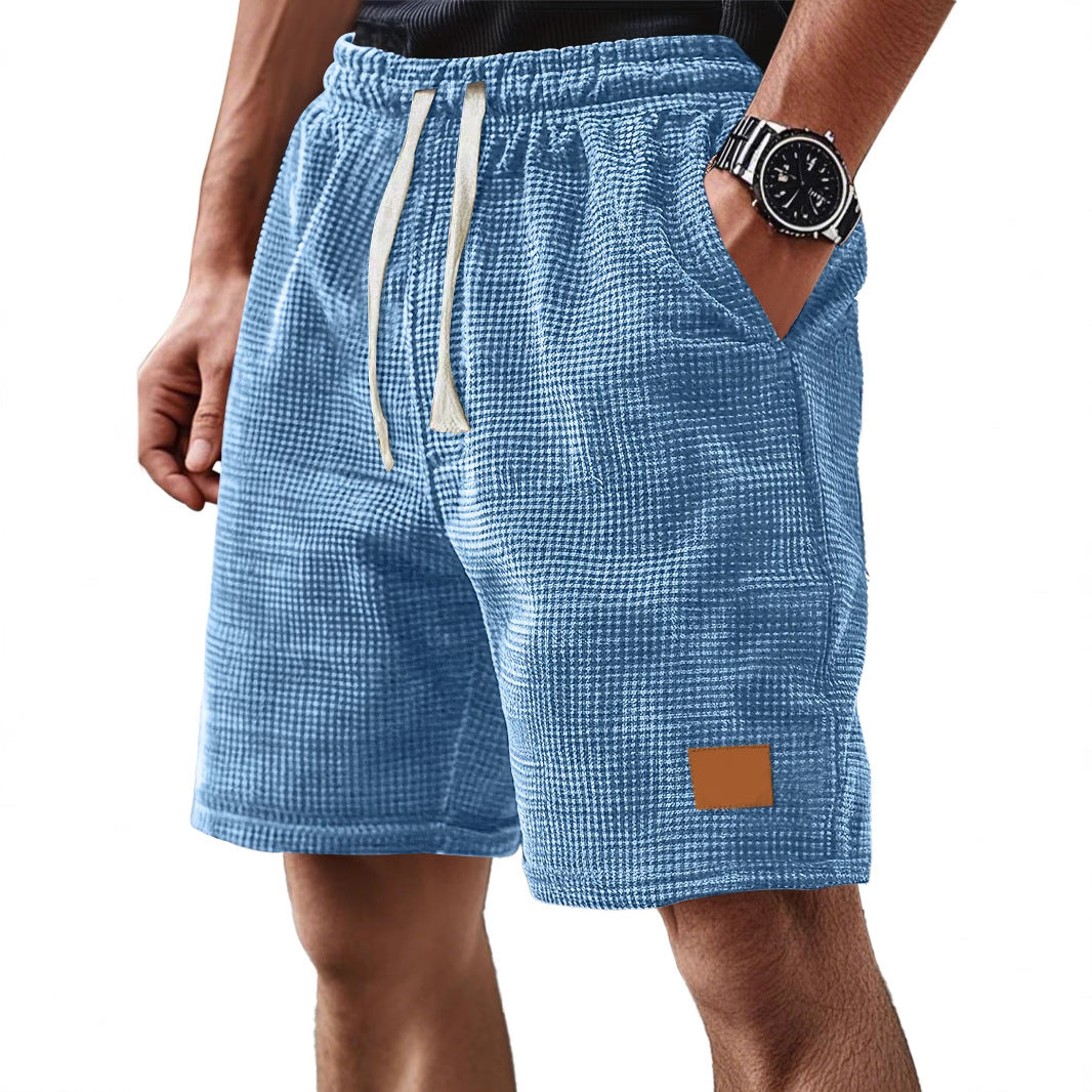 Men's Textured Casual Shorts