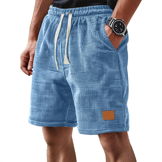 Men's Textured Casual Shorts