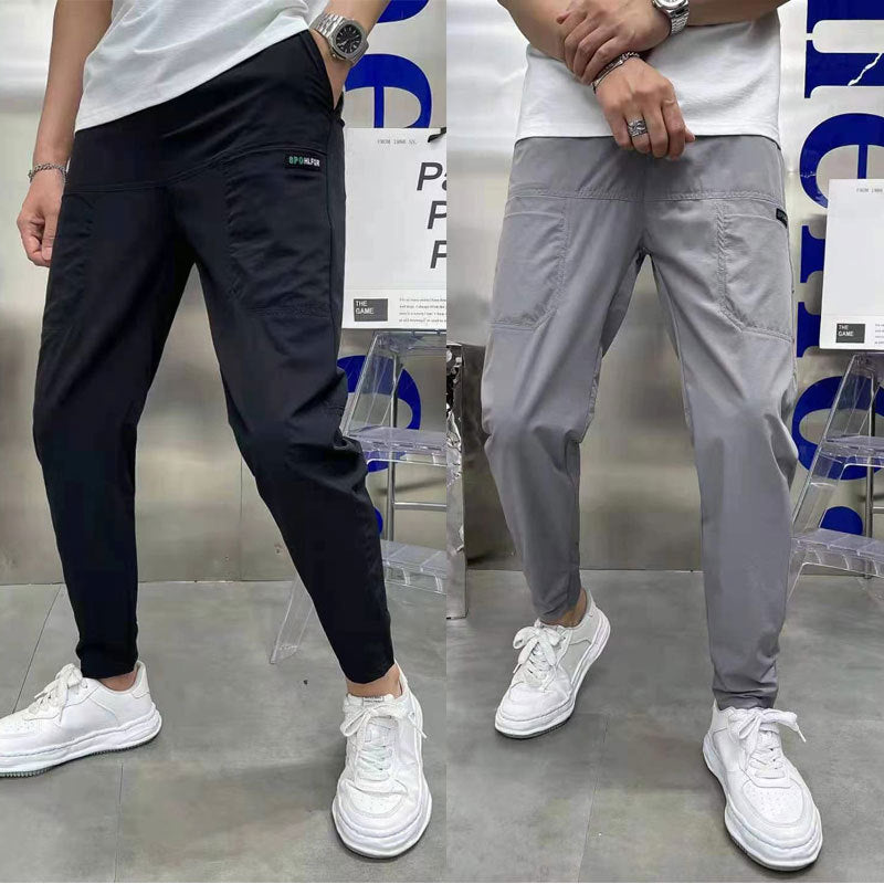 Men's Ice Silk Stretch Joggers