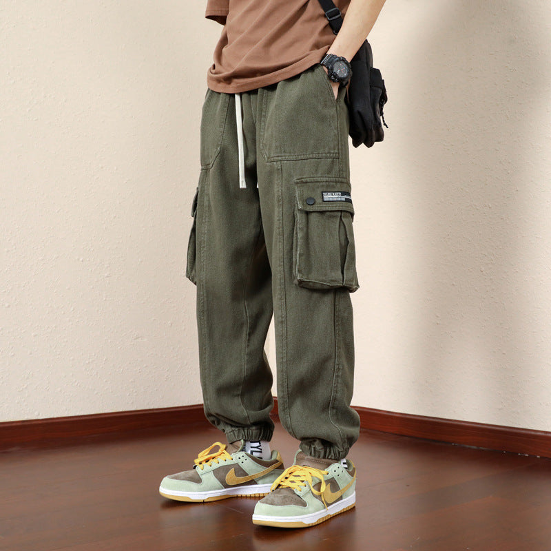 Men's Multi-Pocket Loose Fit Cargo Trousers