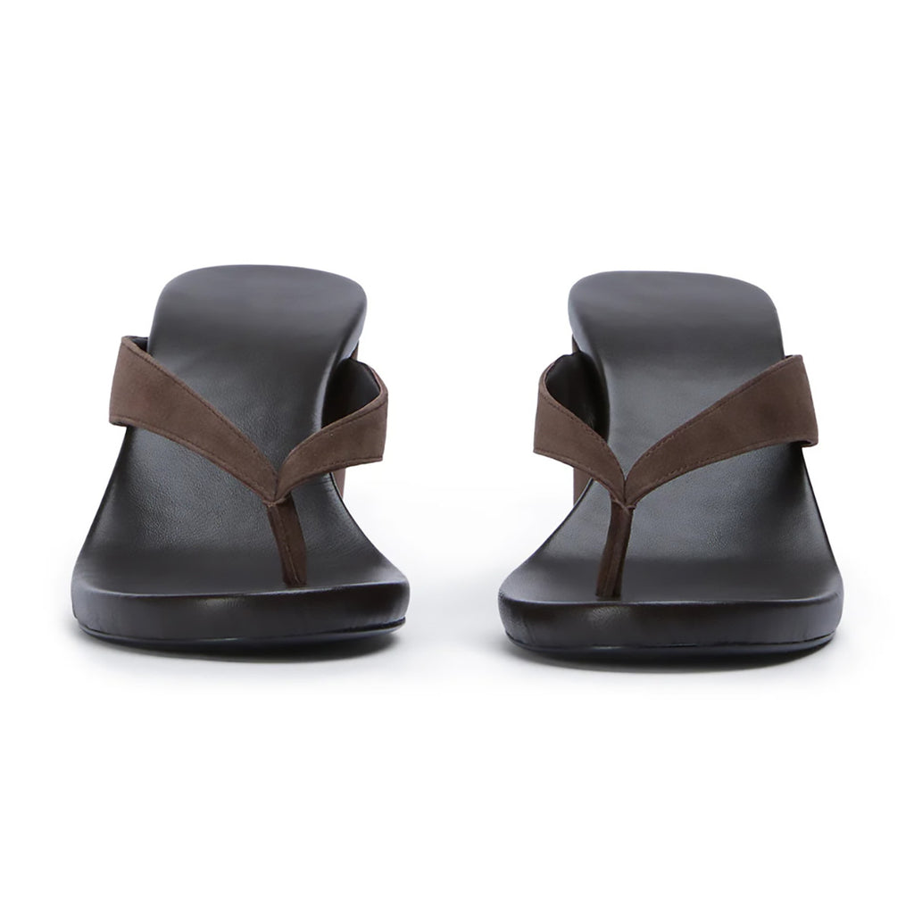 Sculpted Wedge Thong Sandals